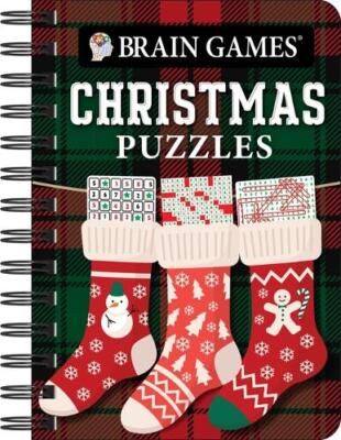 Brain Games - To Go - Christmas Puzzles (Stocking Cover) (Spiral Bound)