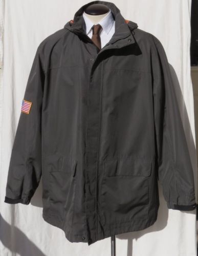 Vintage Eddie Bauer Fishing Jacket Mens Large Goretex Rain Vented