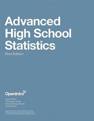 Advanced High School Statistics - Paperback By Diez, David M - VERY GOOD
