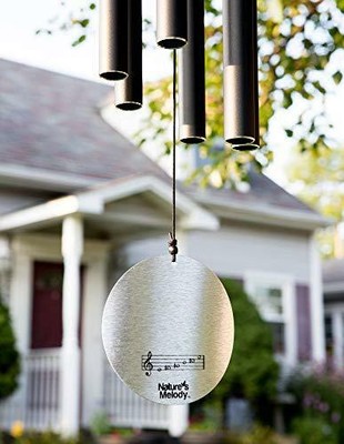 Nature’s Melody Aureole Tunes Wind Chimes – Outdoor Windchime with 6 Tubes