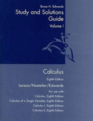 Calculus: Study and Solutions Guide Vol. 1, 8th Edition - Paperback - GOOD