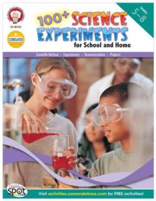 100 Science Experiments for School and Home, Grades 5 - 8 - VERY GOOD