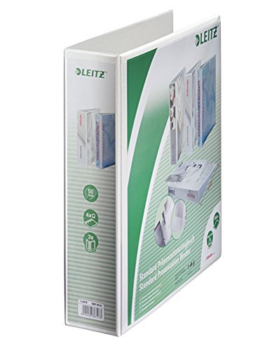 Leitz Qualitäts-Ordner 180° Active WOW, A4, Schmal, Abgerundeter Rücken, 6,5 cm breit