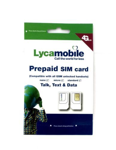 T-Mobile Network Prepaid Cell Phone SIM Cards