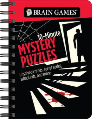 Brain Games - To Go - 10-Minute Mystery Puzzles: Unsolved Crimes, Secret  - GOOD
