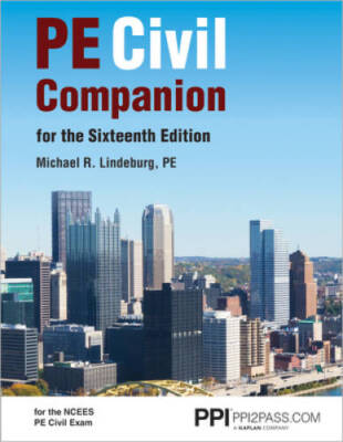 PE Civil Companion for the Sixteenth Edition - Textbook Binding - GOOD