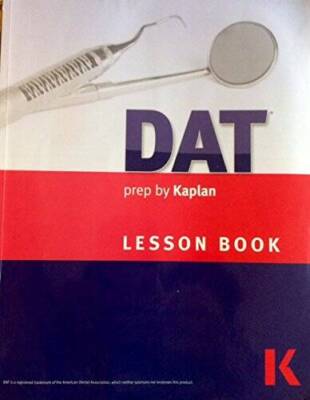 DAT prep by Kaplan Lesson Book - Textbook Binding By Kaplan - GOOD