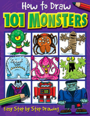 How to Draw 101 Monsters: Easy Step-by-step Drawing (How to draw) - GOOD