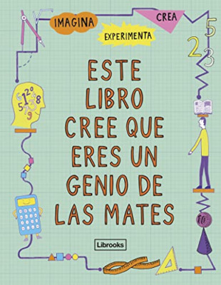 Este libro cree que eres un genio de las mates - Spanish Language Paperback NEW
