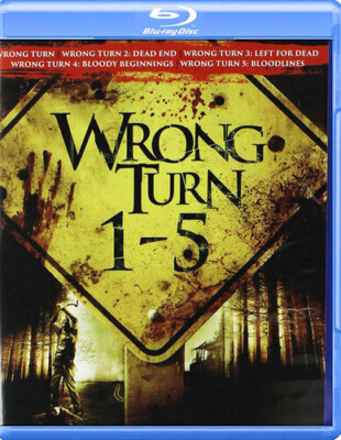 Wrong Turn 1-5 [New Blu-ray] Widescreen