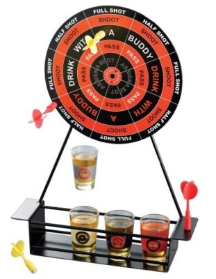 Game Night Shot Glass Dart Set