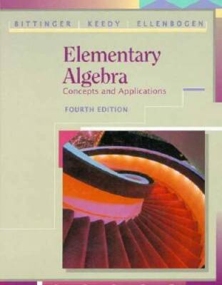 Elementary Algebra: Concepts and Applications - Hardcover - GOOD