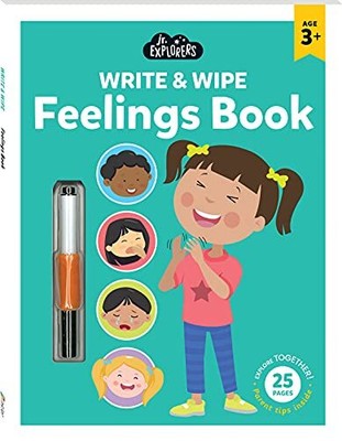 Hinkler Pty Ltd Junior Explorers Write and Wipe Feelings Book (Paperback)