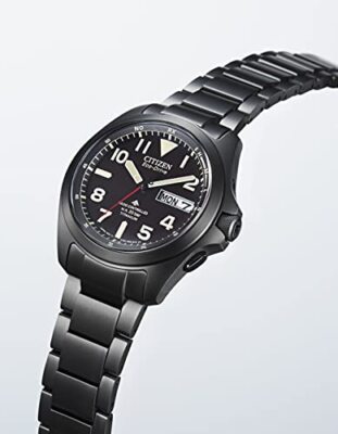 Pre-owned Citizen Promaster Land Eco-drive At6085-50e Solar Men's Watch Black