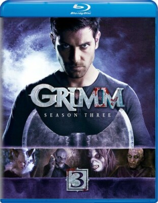 Grimm Season 3 Blu-ray David Giuntoli NEW *Factory Sealed*