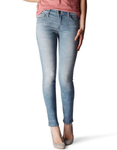 TRUE RELIGION Jeans Disco Julie Big T Women 28x28 Rhinestone