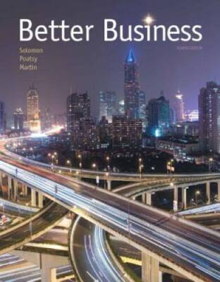 Better Business (4th Edition) - Paperback By Solomon, Michael R - ACCEPTABLE