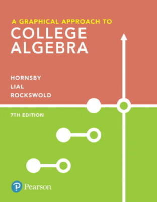 A Graphical Approach to College Algebra (7th Edition) - Hardcover - GOOD
