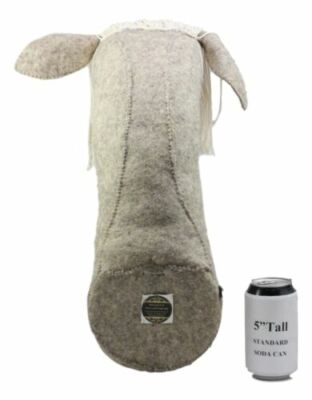 Fiona Walker England Handmade Organic Camelid Llama Head Wall Decor Large 18"H