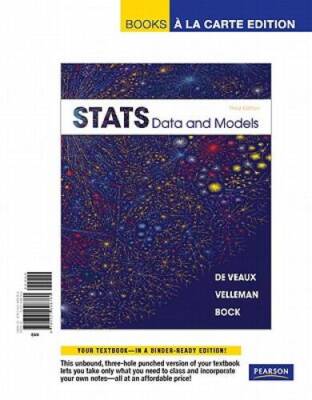 Stats: Data and Models, Books a la Carte Edition (3rd Edition) - ACCEPTABLE