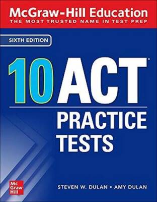 McGraw-Hill Education: 10 ACT Practice Tests, Sixth Edition (Mcgraw-Hill - GOOD
