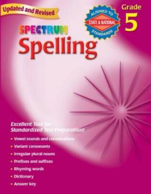Spelling, Grade 5 (Spectrum) - Paperback By Spectrum - GOOD
