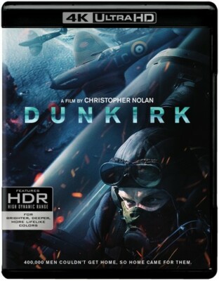 Dunkirk (2017) (UHD/BD) [Blu-ray], DVD Subtitled, 4K, NTSC