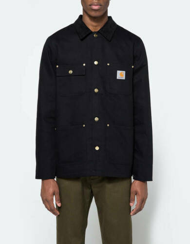 Carhartt WIP Michigan Chore Coat Dearborn Canvas 12oz Black – ASA