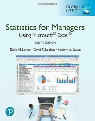 Statistics for Managers Using Microsoft Excel 9th Global Edition
