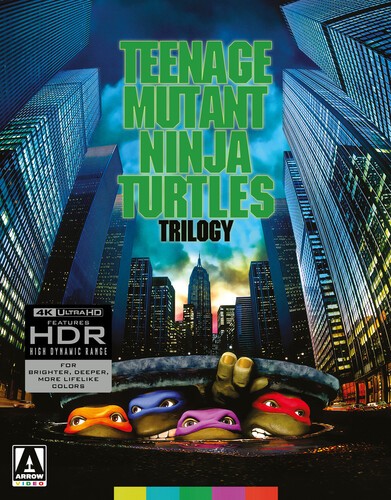 Teenage Mutant Ninja Turtles Trilogy [New 4K UHD Blu-ray] Ltd