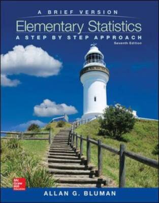 Elementary Statistics: A Step By Step Approach - A Brief Version - GOOD