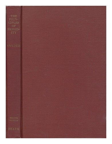 Snyder, Laurence H. (Laurence Hasbrouck) (1901-?) The Principles Of Heredity 194