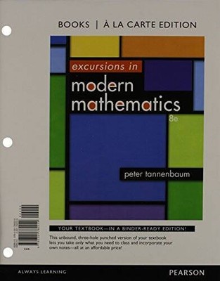 Excursions in Modern Mathematics, Books a la carte Edition  - ACCEPTABLE