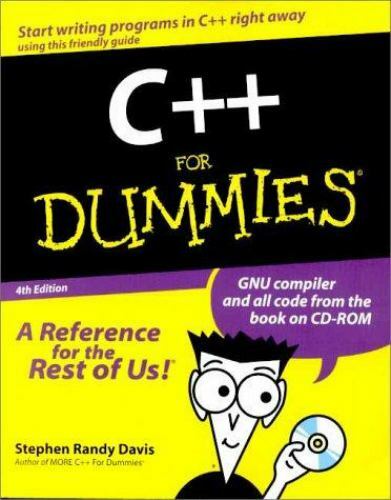 C++ for Dummies by Stephen Randy Davis (2000, Trade Paperback) for sale ...