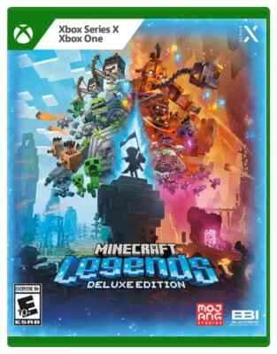 Minecraft Legends Deluxe Edition - Xbox Series X, Xbox One, New factory sealed.