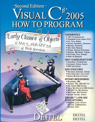 VISUAL C# 2005 HOW TO PROGRAM (2ND EDITION) By Paul J. Deitel **Excellent**