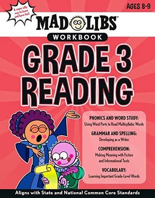 Mad Libs Workbook: Grade 3 Reading (Mad Libs Workbooks) by Mad Libs [Paperback]