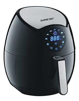 GoWISE USA Ming's Mark GW22621 Electric Air Fryer, 3.7 QT, Black