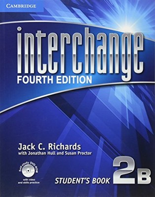 INTERCHANGE LEVEL 2 STUDENT'S BOOK B WITH SELF-STUDY By Jack C. Richards *VG+*