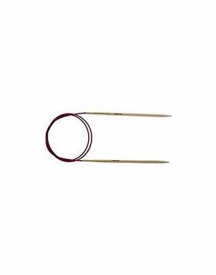 KnitPro 80 cm x 6 mm Basix Fixed Circular Needles, Birch