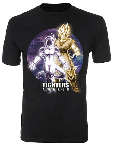 * Легальная * Аутентичная футболка Dragon Ball Fighterz Goku Frieza Fighter Awaken #25239