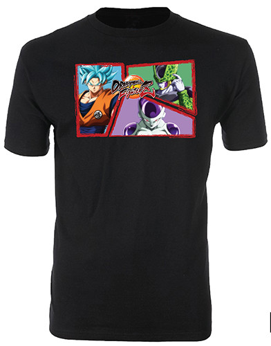 * Легальная * Оригинальная футболка Dragon Ball Fighterz Goku Cell Frieza Storyboard#25234