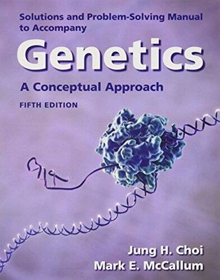 Solutions Manual for Genetics: A Conceptual Approach - Paperback - GOOD