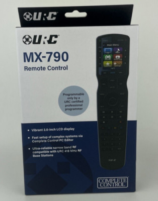 URC MX790 IR/RF PC Programmable Remote w/ 2'' Color LCD Screen