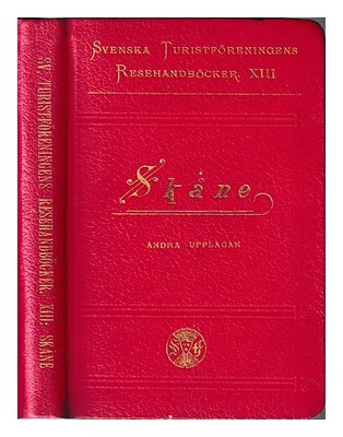 SVENSKA TURISTFÖRENINGENS RESEHANDBÖCKER Skånske 1912 Hardcover