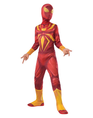 Rubie's Official Marvel Spider-Man No Way Home Deluxe Childs Costume Inside Out Black Gold Suit Kids Superhero Fancy Dress