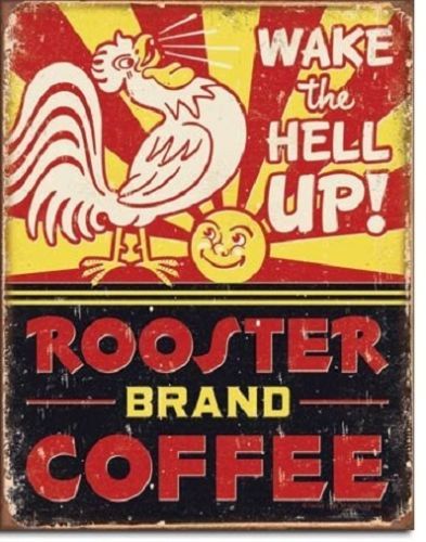 Café Estaño Placas Y Letreros Decoración para el Hogar