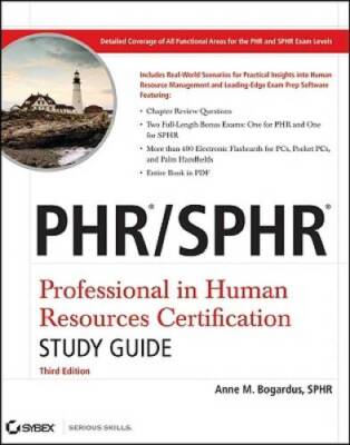 PHR  SPHR Professional in Human Resources Certification Study Guide - VERY GOOD