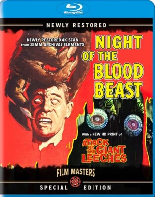 Night of the Blood Beast / Attack of the Giant Leeches [New Blu-ray]