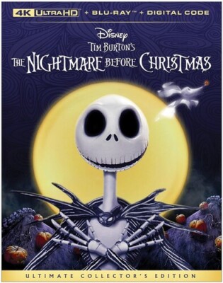 The Nightmare Before Christmas [New 4K UHD Blu-ray] With Blu-Ray, 4K Mastering